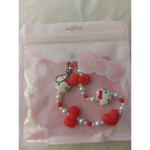 Hello Kitty cell phone charm